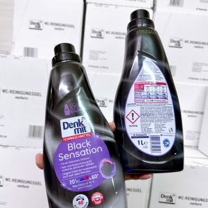 NƯỚC GIẶT TẨY CHO QUẦN ÁO MÀU ĐEN- SẬM MÀU của DENKMIT BLACK SENSATION