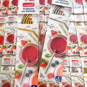 SET 6 ỐNG HÚT INOX PROFISSIMO bảo vệ môi trường