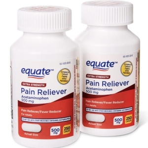 Thuốc giảm đau Equate Extra Strength Acetaminophen