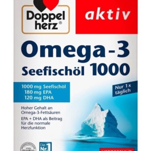 Viên Nang Dầu Cá Doppelherz Omega 3 Seefischol 1000, 80 Viên