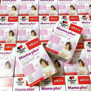 VIÊN UỐNG BỔ BẦU DOPPELHERZ MAMA PLUS mit DHA + Folsaure