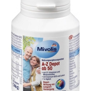 Vitamin Tổng Hợp Mivolis A Z Depot Ab Cho Người Trên 50 Tuổi, 100 Viên